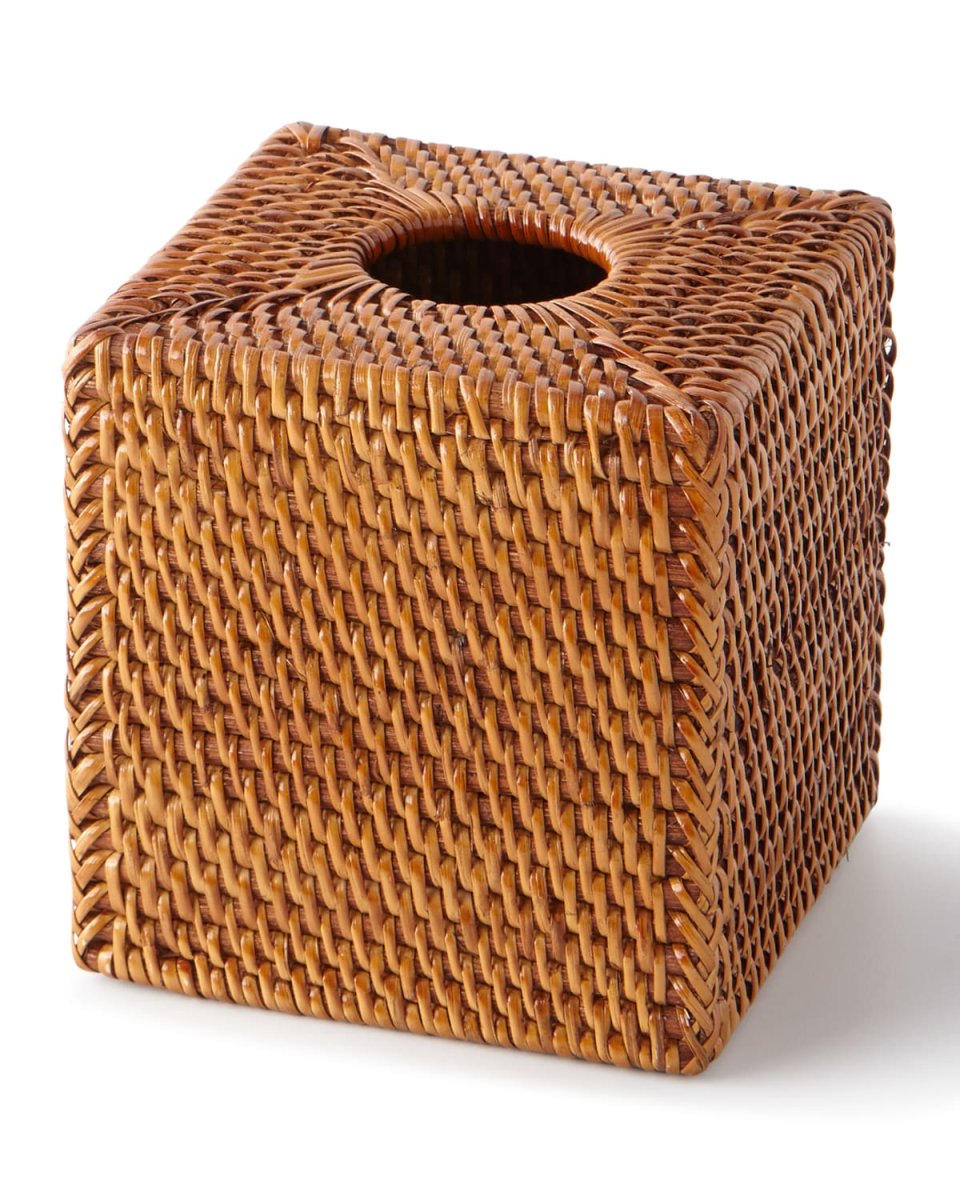 Dalton Rattan Tissue Box Cover
